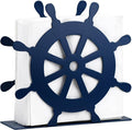 OIGUMR napkin holder farmhouse napkin holder 5.9 x 5.9 inch (Blue Rudder Shape, 1)