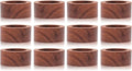 Wood Napkin Rings Set of 12 Napkin Holders Buckles for Dining, Anniversary, Birthday, Dinner, Christmas, Party of Table Setting