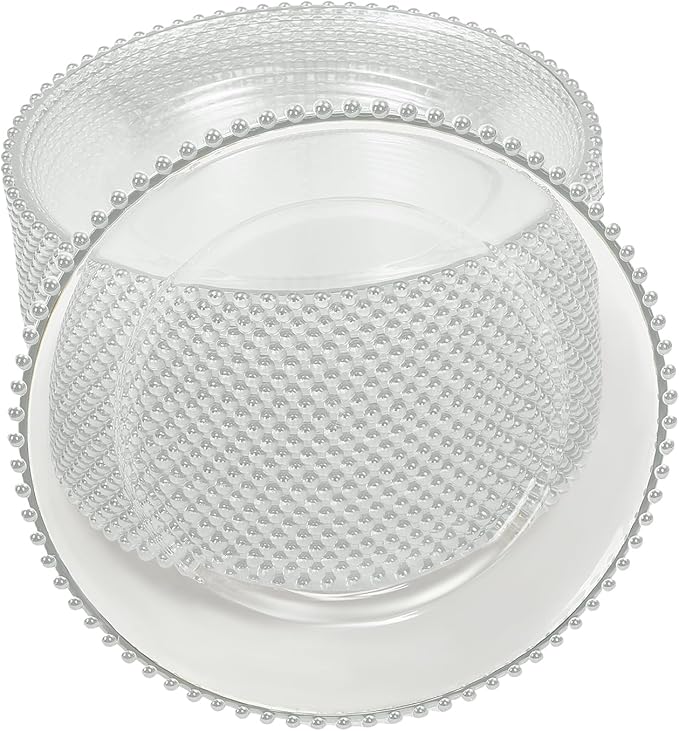 50 Pcs Charger Plates Set, Round Charger Plates, Reusable Serving Plates Embossed Rim Plastic Chargers Plate Decorative Round Plate Chargers for Dinner Plate Table Wedding Shower Decoration