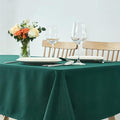 maxmill Weaved Texture Tablecloth Water Resistance Antiwrinkle Spillproof Soft Washable Christmas Table Cloth for Dining Room, Banquet Parties Holiday Dinner, Rectangle 60 x 108 Inch, Hunter Green