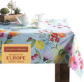 Maison d' Hermine Table Cloth Rectangle Table 100% Cotton 54 x 72 Inches Tablecloth Reusable Decorative for Dining Room Farmhouse Home Valentines Day Decorations Spring Summer - Jardin D'Ete - Mint