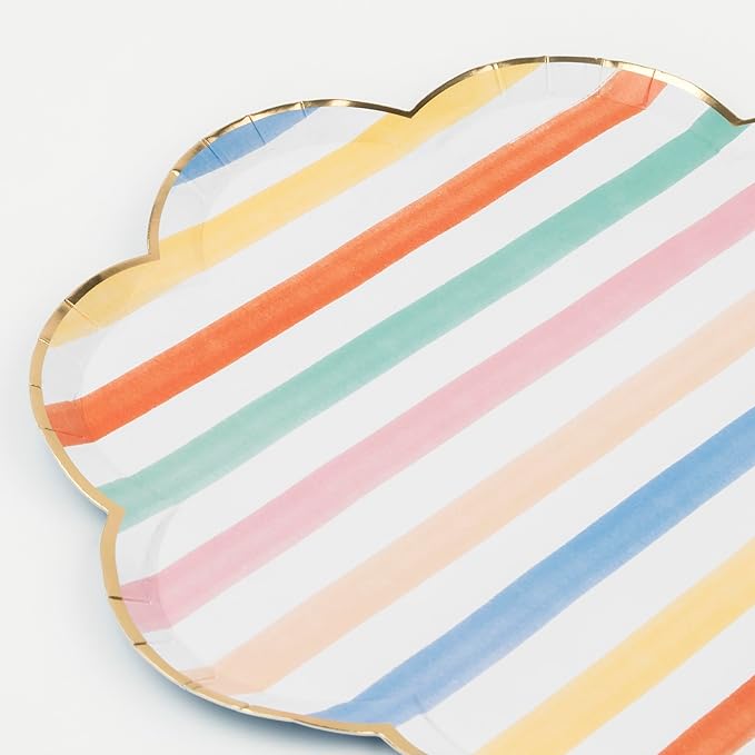 Meri Meri Colorful Pattern Dinner Plates (Pack of 8)