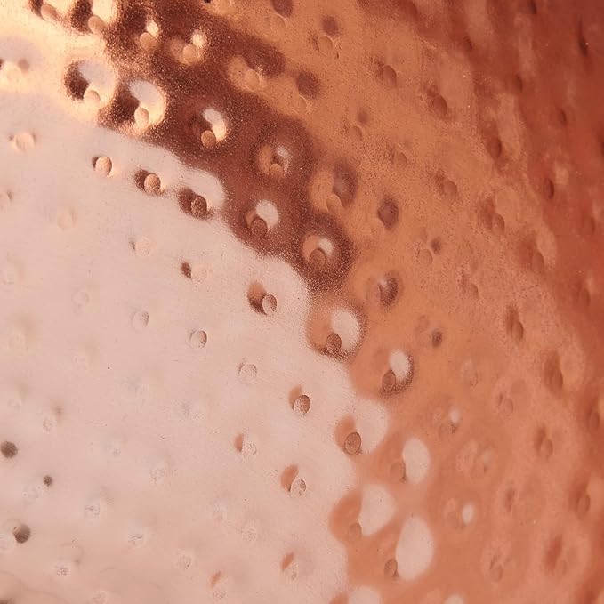 Round Hammered Metal Bowl, Perfect for Serving salads, Fruits and decorative display