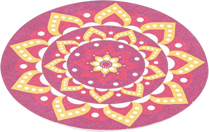 Restaurantware Super Absorbent Coasters 48 Case 4 Inch Assorted Paper Bar Coasters High-Density Pulpboard Beverage Coasters Moisture-Absorbing Durable Drink Coasters - Assorted Designs