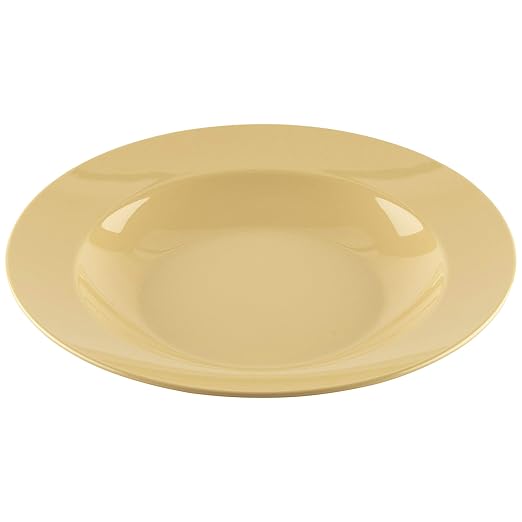 G.E.T. B-2412-SQ, Diamond Harvest Collection, yellow 24 oz. Melamine Bowls (Pack of 12)