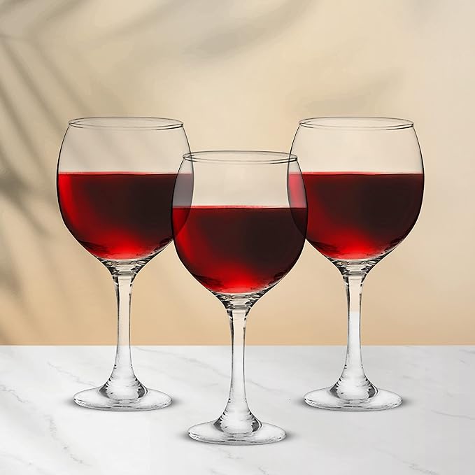 DISCOUNT PROMOS Premiere Wedding Wine Glasses 20.5 oz. Set of 12, Bulk Pack - Restaurant Glassware, Perfect for Red Wine or White Wine - Clear