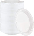 400 Count Disposable 7 Inch White Plastic Plates