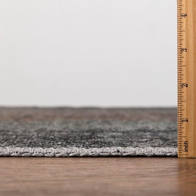 Keen Home Design 2x12 Rug - Machine Washable Runner Rug with Non-Slip Backing, Ideal for Hallway, Entryway, Kitchen, Laundry Room - Vintage, Easy Clean, Durable, Low Pile - (2'6" x 12')