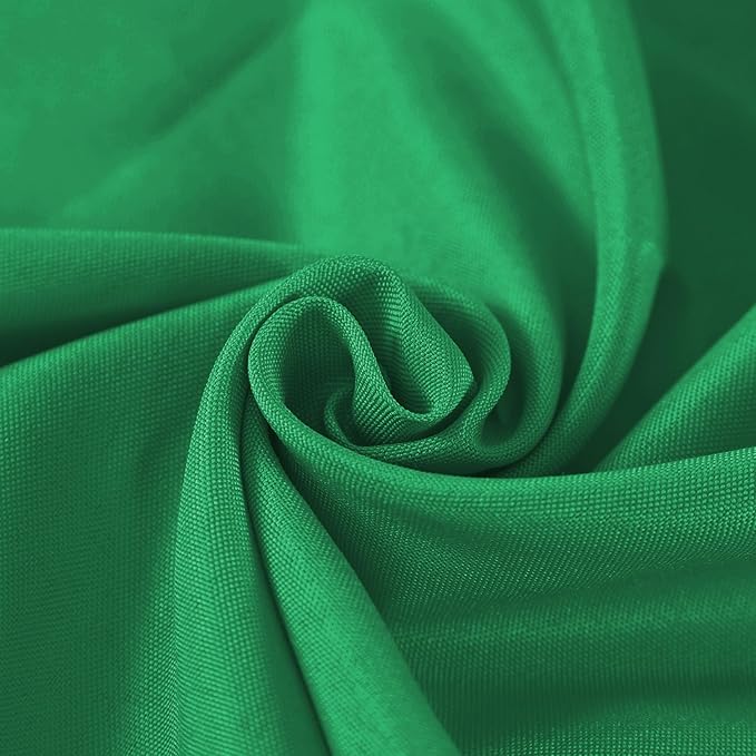 Fokitut 2 Pack Waterproof Rectangle Tablecloth, 60x120 Inch, Stain Resistant and Wrinkle Polyester Table Cloth, Fabric Table Cover for Kitchen Dining, Wedding, Party, Holiday Dinner-Emerald