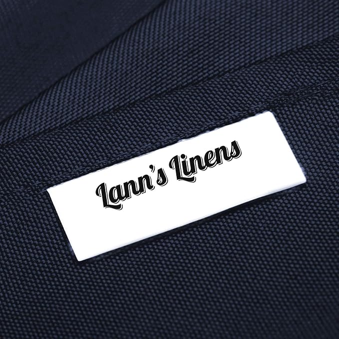 Lann's Linens - 108" Round Premium Tablecloth for Wedding/Banquet/Restaurant - Polyester Fabric Table Cloth - Navy Blue