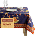 Maison d' Hermine Table Cloth Square Table 100% Cotton 60 x 60 Inches Fall Tablecloth Reusable Everyday Use for Thanksgiving Christmas Decorations Dining Farmhouse Party (Kelim - Infinity)