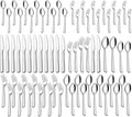 60 Piece Silverware Set For 12, Stainless Steel Flatware/Tableware Set Include Spoons/Forks/Knives, Yoehka Mirror Polished Cutlery Set For Home Kitchen Restaurant Hotel, Durable,Dishwasher Safe