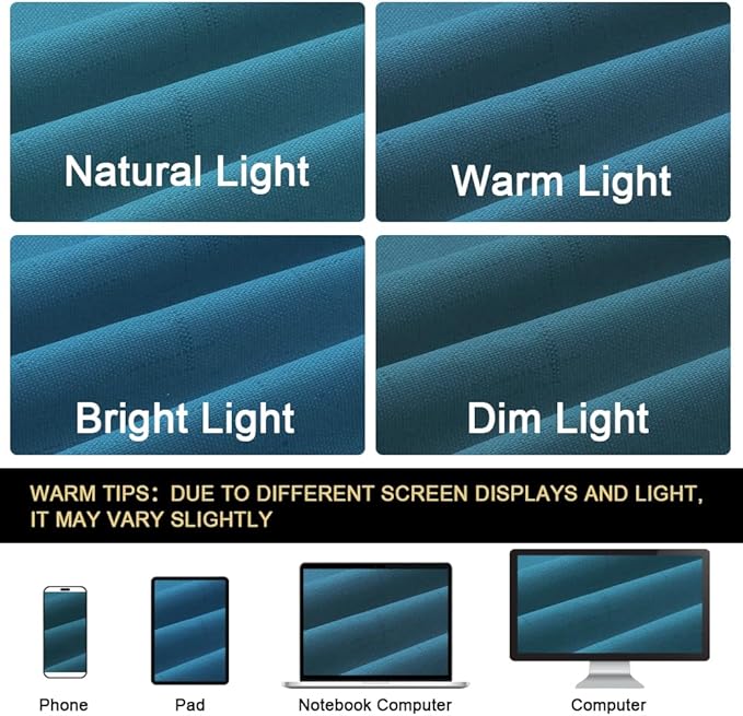 PrinceDeco Blackout Curtains 84 Inches Long 100% Blackout Curtains for Bedroom Extra Wide Sliding Glass Door Curtain Sound Proof Curtains for Bedroom,100 X 84 Curtains,Blue Sapphire