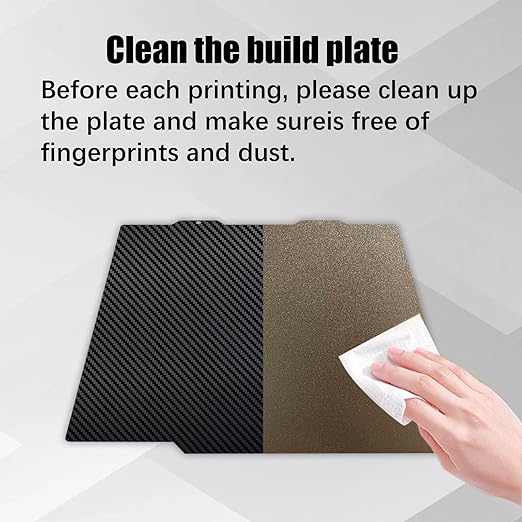 PEI PEO Build Plate for Bambu Lab A1 Mini 3D Printer, Smooth Diamond PEO+ Textured PEI Build Plate PEI Sheet, Double Side Spring Steel Flexible Platform, 3D Printer 184x184mm Heated Bed