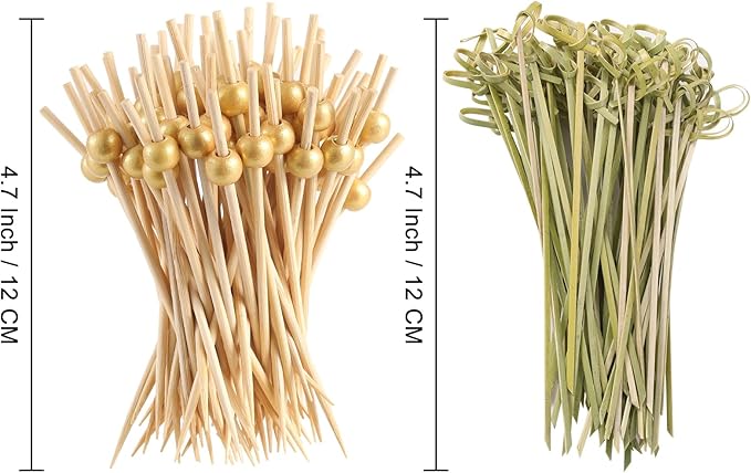 Disposable Charcuterie Cups 120 PCS with 200PCS Sticks and 120PCS Bags, 14 oz Kraft Paper Snack Boxes Appetizers Cup French Fry Holder with Cocktail Skewers Toothpicks Tooth Picks, White