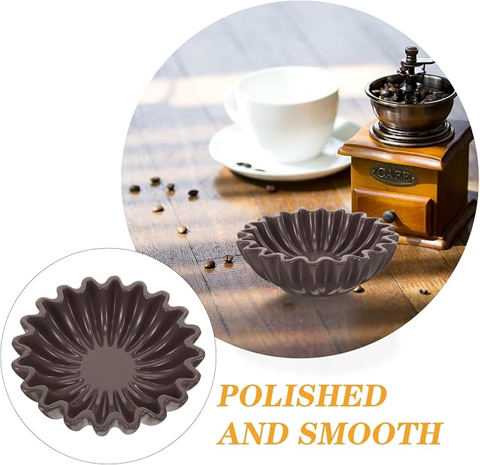 Decorative Wavy Edge Bowl 6-inch Black Fruit Bowl Jewelry Storage Organizer Snack and Key Holder for Living Room Tabletop Display
