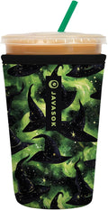Sok It JavaSok Iced Coffee & Cold Soda Insulated Neoprene Cup Sleeve (Born to Fly, Medium: 22-28oz)