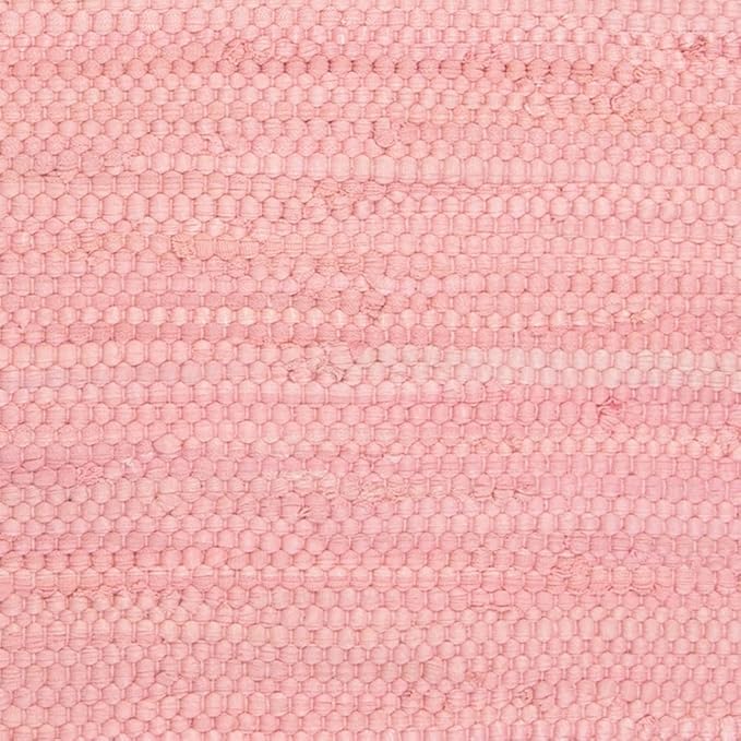 PILLOWPIA Handcrafted Chindi Placemat – 100% Cotton, Handwoven Boho Table Mat | Eco-Friendly Colorful Decor for Dining Room, Kitchen, or Coffee Table – Peony Pink Woven Accent