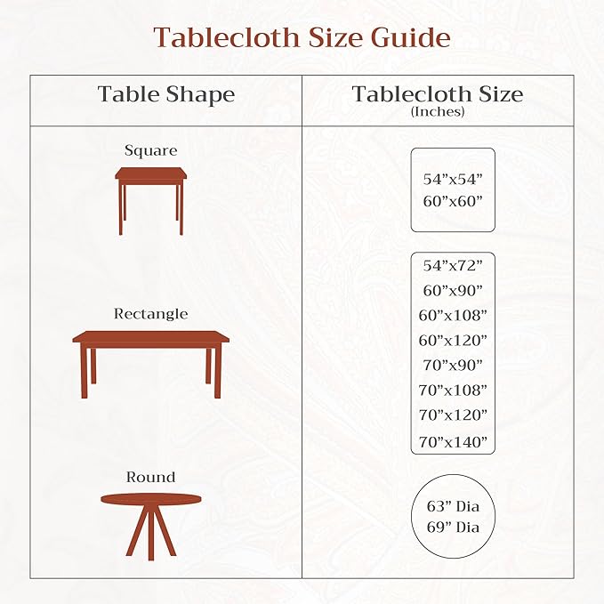 Maison d' Hermine Table Cloth Round Table 100% Cotton 69 Round Inches Tablecloth Reusable Decorative for Dining Room Farmhouse Home Valentines Day Decorations Spring Summer - Tropiques