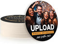 Personalized Drink Coasters, Custom Cardboard Coasters with Photo and Text, Design Your Own Coaster for Events, Parties, Bars, and Unique Gifts, 3.95" Round p (10-Pack)