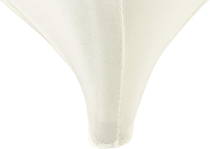 LZY Spandex Fitted Stretch Table Cover for 6 ft or 4ft or 8ft Folding Table, Rectangular Cocktail Tablecloth, Perfect for Party or Banquet
