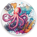 Coasters for Drinks Coaster Drink Set Decorative Coffee Table Desk Cup Mat Spring Cute Cork Bar Backing Round Home Decor Octopus and Compass34