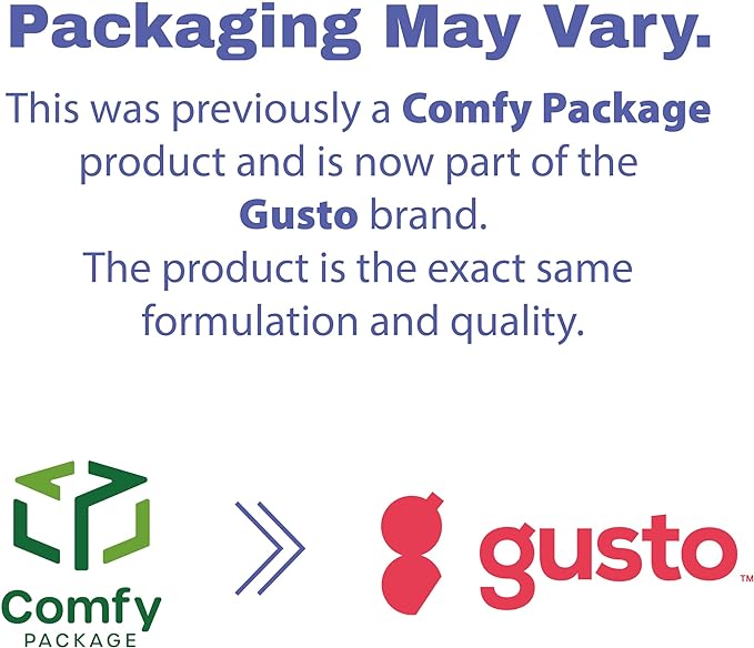 GUSTO [10 Inch-125 Pack Heavy-Duty Kraft Paper Plates, 100% Compostable, Biodegradable, Disposable Sugarcane - Brown Unbleached (Formerly Comfy Package)