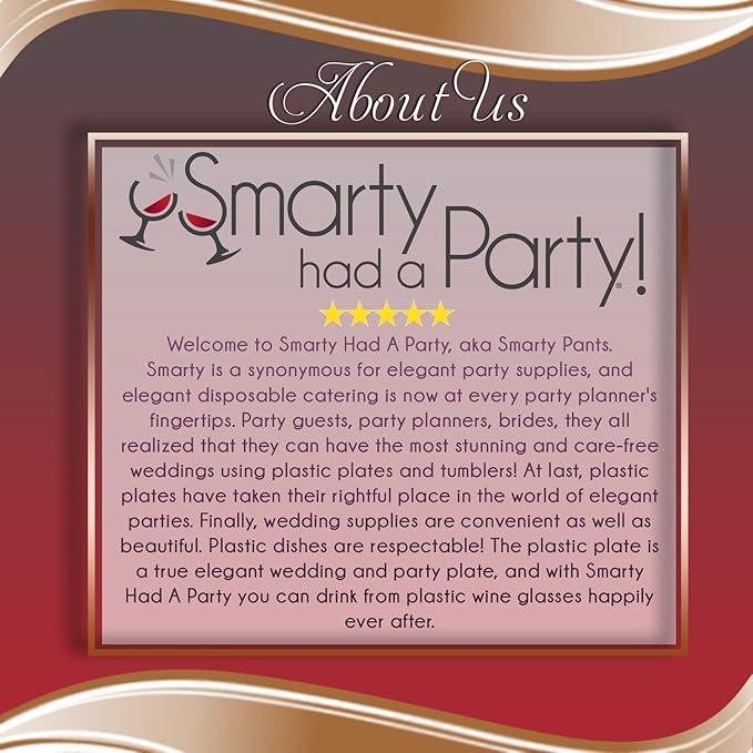Kaya Collection - Clear Square 10.75" Dinner Plates - Fancy Disposable - Deluxe Quality - Hard Plastic - For Party’s And Weddings (120 Count)