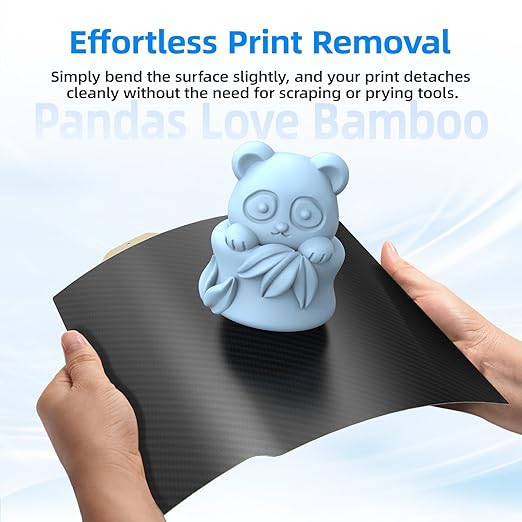 BIQU Double Sided Build Plate 184x184mm, Smooth PET+Texture PEI Surface Flexible Sheet Removable Platform Spring Steel Plate Print Bed Compatible with Bambu-Lab A1 Mini 3D Printer