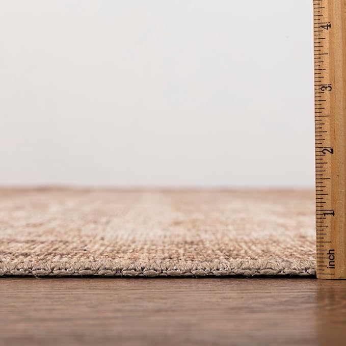 Keen Home Design 2x7 Rug - Machine Washable Runner Rug with Non-Slip Backing, Ideal for Hallway, Entryway, Kitchen, Laundry Room - Vintage, Easy Clean, Durable, Low Pile - (2'6" x 7')