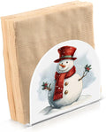 Napkin Holder Christmas Snow Crystal Clear Acrylic Napkin Holders Paper Napkin Holder Dining Table Dispenser for Kitchen Restaurant Home Decor Bar Accessories