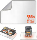 Heat Resistant Mat for Food Warming Mats 23×15.4 in, Heat Resistant Mats for Countertop Reflects 95% of Heat, Waterproof and Oilproof Hot Pad for Air Fryer, Coffee Maker, Oven