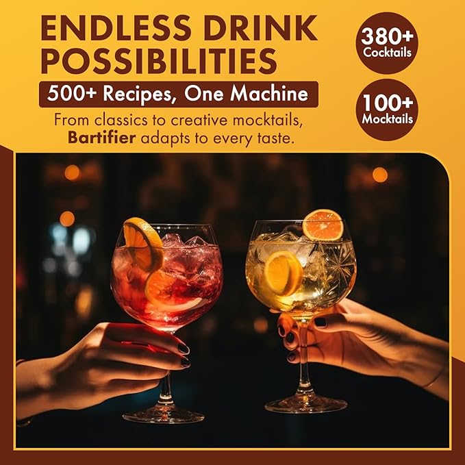 App-Guided Cocktail Maker — The Free App Shows You Where to Fill — Make 500+ Easy, Perfect Cocktails — Best Gift for Cocktail Lovers
