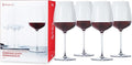 Spiegelau Willsberger Bordeaux Wine Glasses, Crystal Clear Drinking Glasses for Red Wine, Elegant Stemmed Glassware, Home Bar, Dinner Party, Wedding Gifts, Hosting Essentials, 22.4 oz, Set of 4