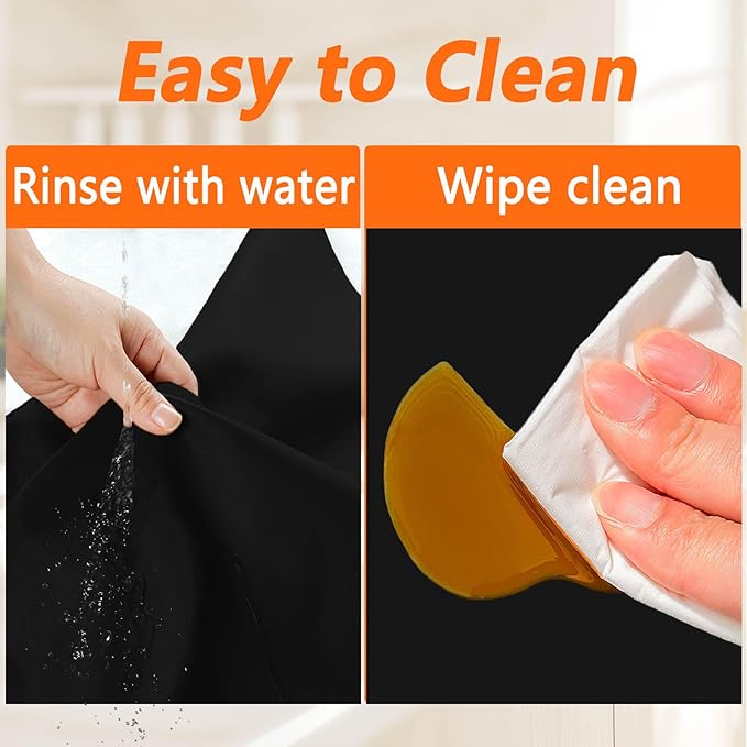 47.3''x23.6''(120cmx60cm) Extra Large Silicone Mat for Kitchen Counter, Heat Resistant Countertop Protector, Non-Slip Waterproof Kitchen Island Mat, Easy to Clean, Lake Blue