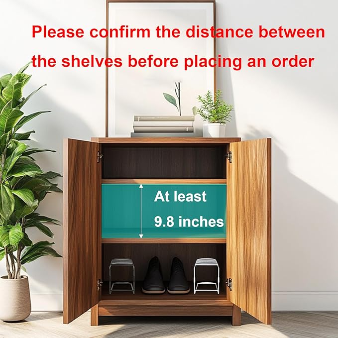 CiBiZi Shoe Slots Organizer 12Pack Metal Shoe Stackers for a Pair of Shoes Display Shelf Shoe Holder Shoe Storage Closet Organizers Shoe Space Saver Organizador de Zapatos White