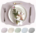 Rommy & Co. Premium Silicone Placemats, Set of 2 (Mauve Pink)