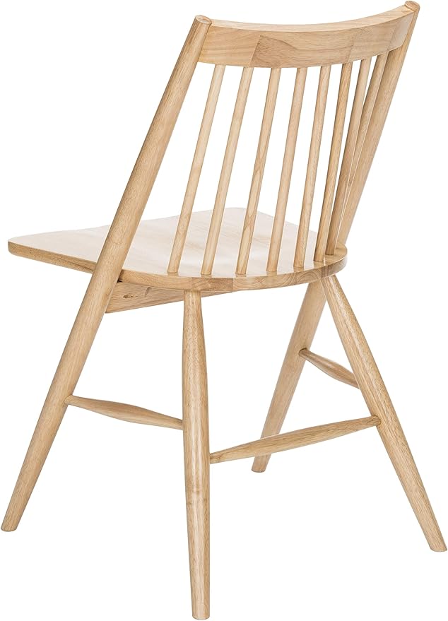 Safavieh Home Collection Wren Natural 19-inch Spindle Dining Chair (Set of 2)