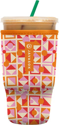 Sok It JavaSok Iced Coffee & Cold Soda Insulated Neoprene Cup Sleeve (Take Shape, Large: 30-32oz)