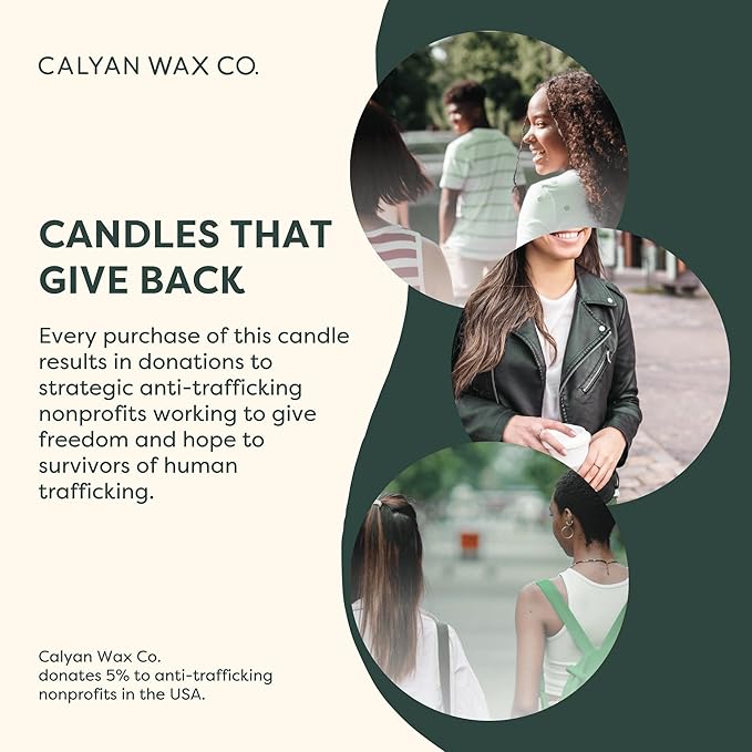 Calyan Wax Co. Passionfruit & Ginger 3 Wick Scented Candle - 43 Hour Burn - Luxury 3 Wick Soy Candles - Non Toxic Soy Wax Candles - Long Lasting Large Glass Jar Candle for Home - 14.9oz