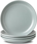 Dinner Plates Set of 4, 10 Inch Plates Set for Salad, Appetizer, Dessert, Stoneware Dinnerware Dishes for Kitchen Gift, Microwave & Dishwasher Safe, Pebble Gray
