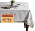 Maison d' Hermine Table Cloth Rectangle Table 100% Cotton 60 x 108 Inches Tablecloth Reusable Decorative for Dining Room Farmhouse Home Valentines Day Decorations Spring Summer - Flying Birds