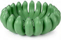 Banana fruit bowl holder 12 inch Large Basket fruit storage - Centerpiece for Kitchen,Dining Table & Entryway - Home Decor - functional fruit storage - Unique gifts ideas. (Green)