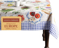 Maison d' Hermine Table Cloth Rectangle Table 100% Cotton 60 x 120 Inches Tablecloth Reusable Decorative for Dining Room Farmhouse Home Valentines Day Decorations Spring Summer - Gourmand