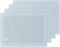 Solino Home Linen Placemats Set of 4 - Ice Water Placemats 14 x 19 Inch - 100% Pure Linen Table Place Mats for Spring, Easter - Fete