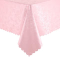 Smiry Square Table Cloth, Waterproof Heavy Duty Vinyl Tablecloths, Wipeable Washable Table Cover for Kitchen, Dining Room & Valentines (Pink, 70" X 90")