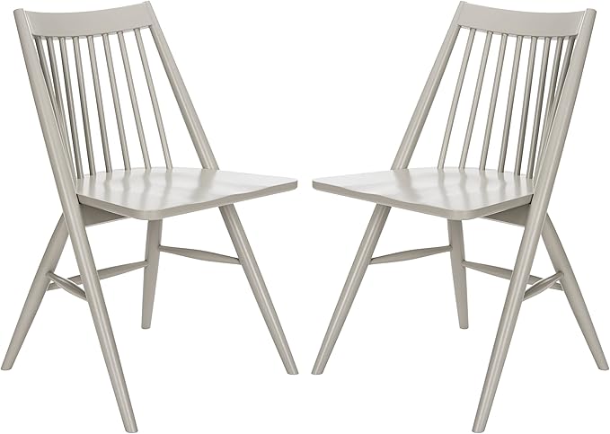 Safavieh Home Collection Wren Grey 19-inch Spindle Dining Chair (Set of 2)
