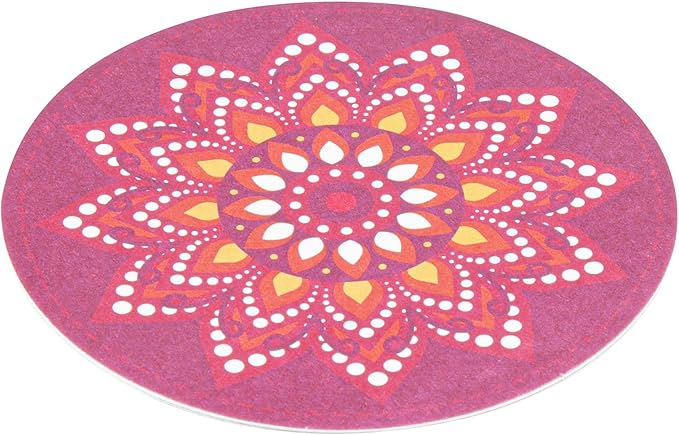 Restaurantware Paper Bar Coasters 480 Count 3.5 Inch Super Absorbent Beverage Coasters Pulpboard Assorted Design Drinkware Coasters Durable Paper Round Assorted