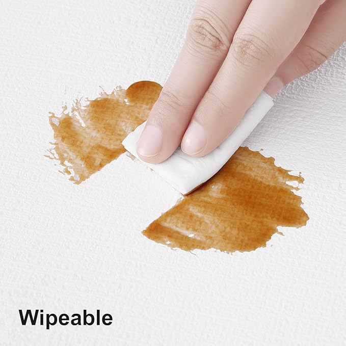 homing Faux Leather Heat Resistant Placemats 4 Packs, Waterproof Wipeable Dining PU Place Mats for Indoor & Outdoor, Easy to Clean, White
