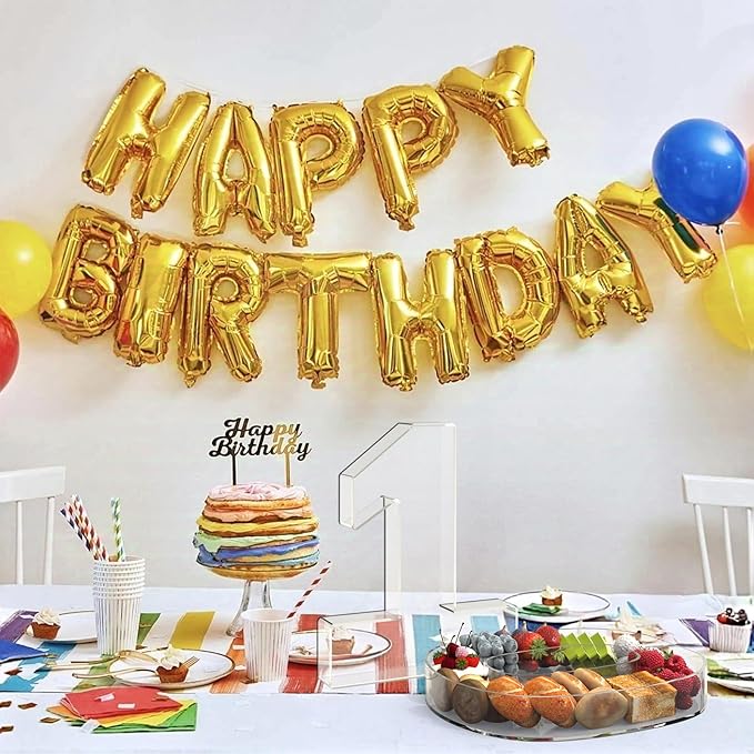 11" Acrylic Number Charcuterie Tray, Fillable Number Charcuterie Box for Food, Reusable Serving Cake Candy Dish Display Tray for Birthday Anniversary Party Decoration (Number 4)